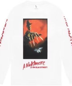 OVO A Nightmare On Elm Street Longsleeve Sweatshirt -White