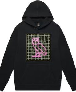 OVO Blueprint Owl Hoodie – Black
