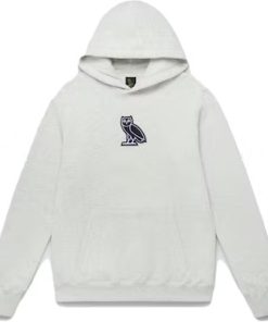 OVO Classic Owl Hoodie Ash Grey
