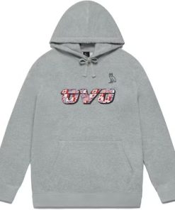 OVO Flag Runner Hoodie – Heather Grey