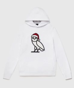 OVO Holiday Owl Combed Cotton Hoodie