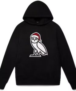 OVO Holiday Owl Hoodie – Black