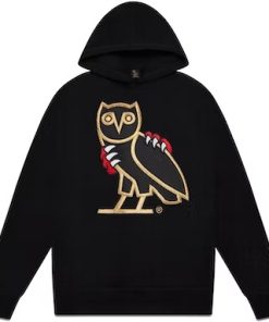 OVO Jurassic Park OG Owl Hoodie – Black
