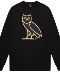 OVO OG Owl Crewneck Sweatshirt – Black