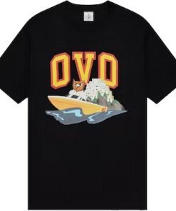 OVO Speedboat Owl T-Shirt – Black