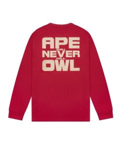 OVO x Bape Star Longsleeve – Red