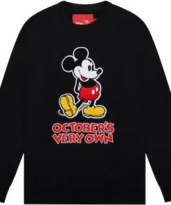OVO x Disney Classic Mickey Crewneck Sweatshirt – Black