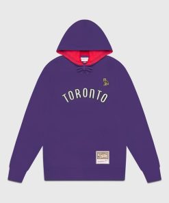 Ovo® x Mitchell and Ness 95 Raptors Hoodie-Purple