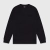 RAW EDGE ARCH LOGO CREWNECK BLACK