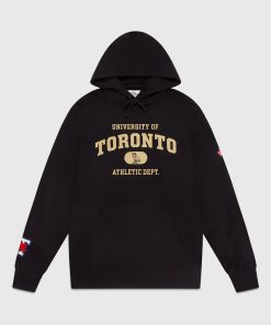U OF T ATHLETICS HOODIE BLACK