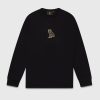Classic Owl Crewneck Sweatshirt Black