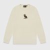 Classic Owl Crewneck Sweatshirt Sand