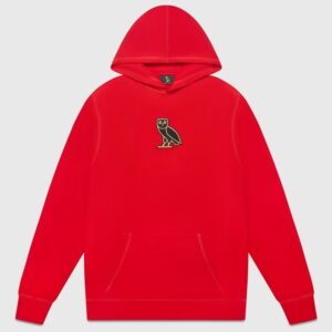 Classic Owl Hoodie Red