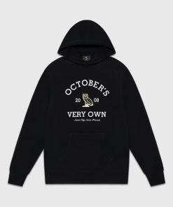 OVO x Collegiate Hoodie-Black