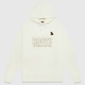 Ovo x Roots Owl Patch Hoodie Cream
