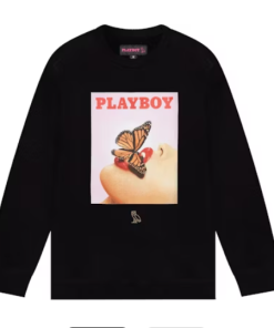 Ovo® x Playboy Butterfly Crewneck Sweatshirt Black