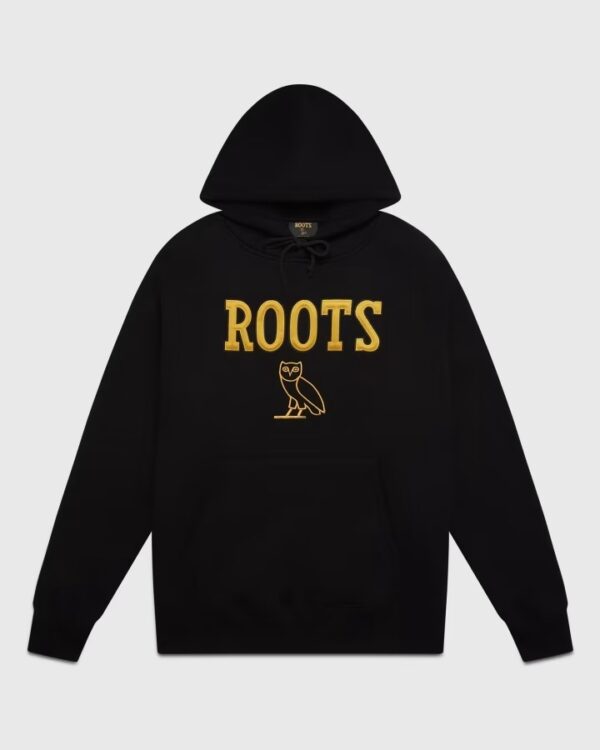 Ovo® x Roots Athletics Owl Hoodie Black