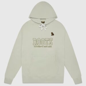 Ovo® x Roots Owl Patch Hoodie Grey