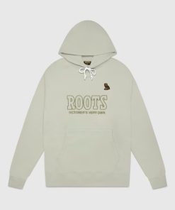 Ovo® x Roots Owl Patch Hoodie Grey