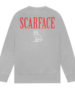 Ovo® x Scarface™ Crewneck Sweatshirt Grey