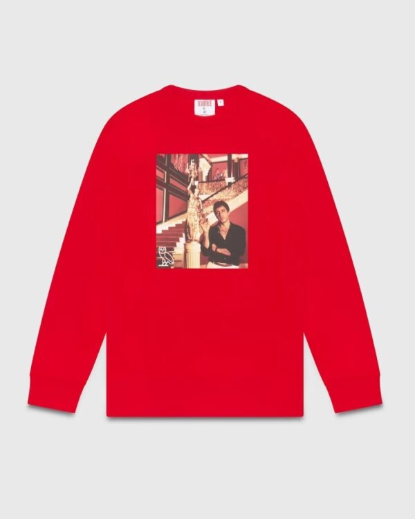 Ovo® x Scarface™ Crewneck Sweatshirt Red