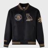 NBA TORONTO RAPTORS SATIN VARSITY JACKET