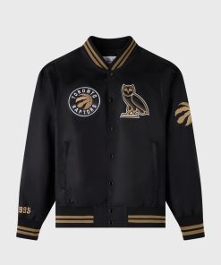 NBA TORONTO RAPTORS SATIN VARSITY JACKET
